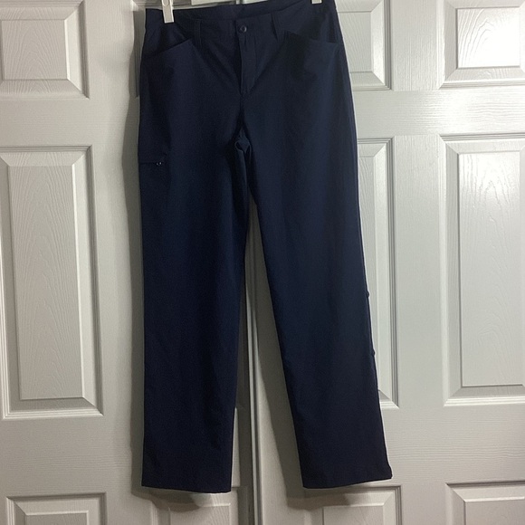 Eddie Bauer Pants - Eddie Bauer Dark Blue Cargo‎ Pants Adjustable Length 10